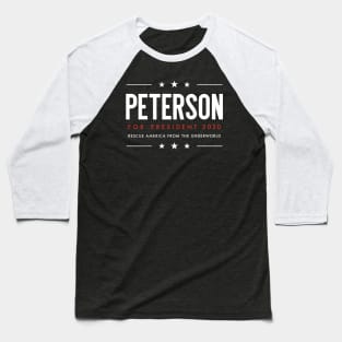 Jordan Peterson for President 2020 Baseball T-Shirt